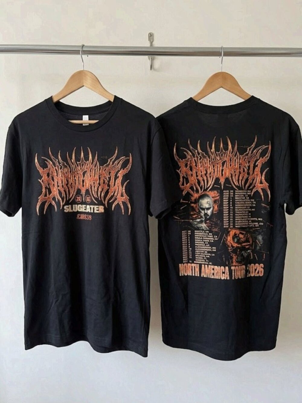 Shakewell Slugeater North America Tour 2026 T-Shirt Reprint